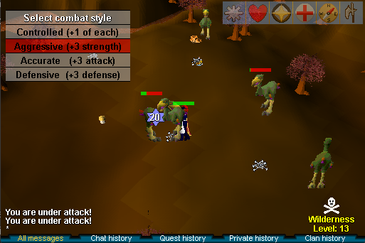 Terrorbirds, just west of the level 12 altar